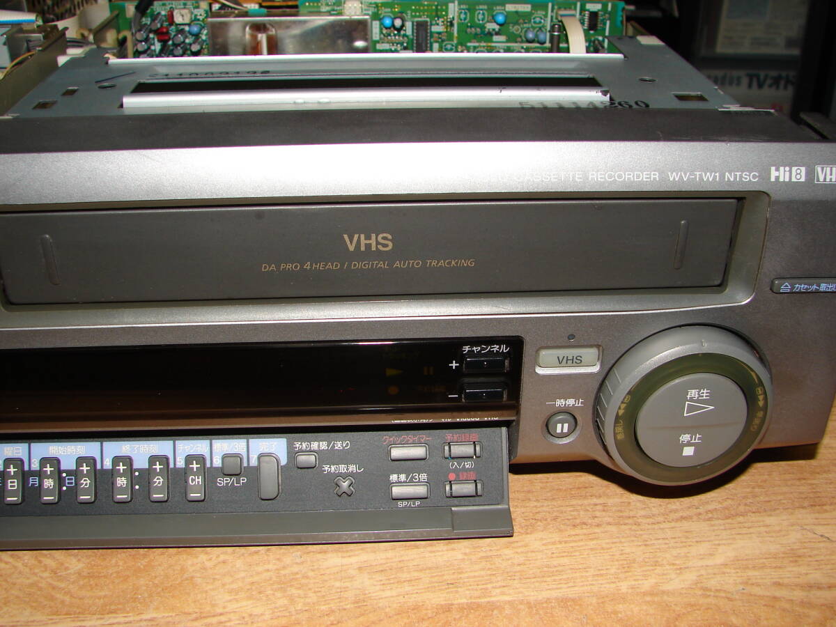 SONY　HI8/VHS　Wデッキ　WV-TW1●メンテ済動作品●代用リモ付_画像5