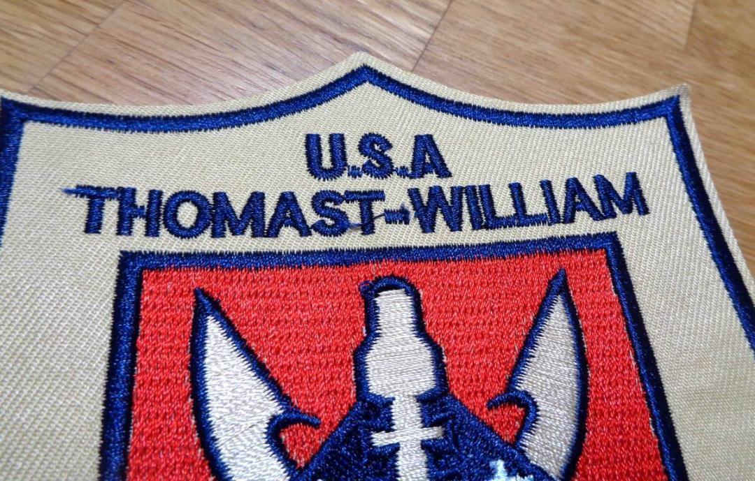 大型/砂漠紺◇◆新品　アメリカ　THOMAST WILLIAM HGA 36 刺繍ワッペン◆　◎◆◇サバゲー・コスプレ・ミリタリー◎　