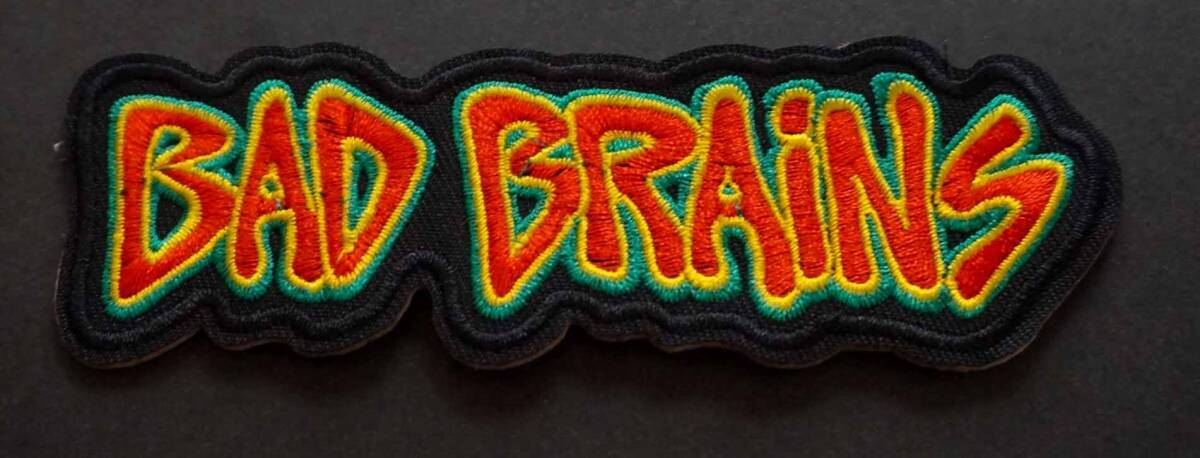 黒赤黄緑BB英語■新品『BAD BRAINS /バット.ブレインズ』メリーランド ロックバンド 刺繍ワッペン（パッチ）激渋 ■ミュージック 音楽 楽器