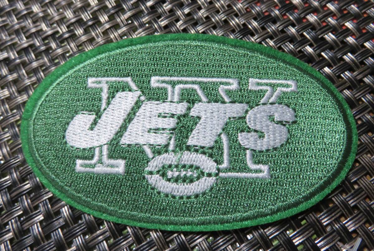 深緑◆新品NFLニューヨーク・ジェッツNew York Jets刺繍ワッペン楕円形☆アメフトUSアメリカンフットボール アメリカ サポーター■洋服DIY_画像6