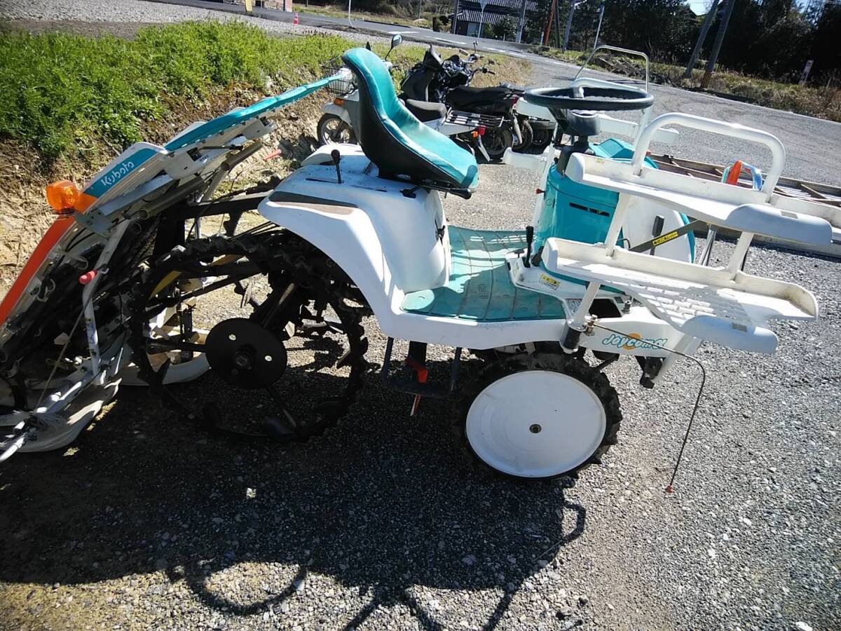 *[ Okayama prefecture north ] Kubota JOYCOMα 4 article rice transplanting machine rotary actual work receipt limitation (pick up) 