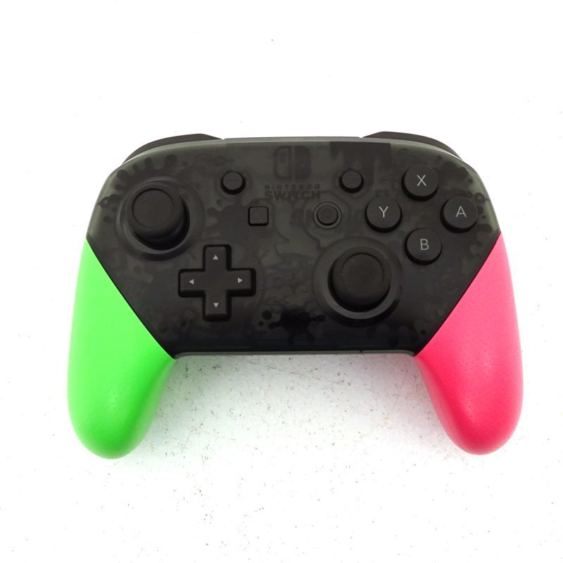 ★中古★Nintendo Switch Proコントローラー プロコン スプラトゥーン 1円～★【GM643】_画像1