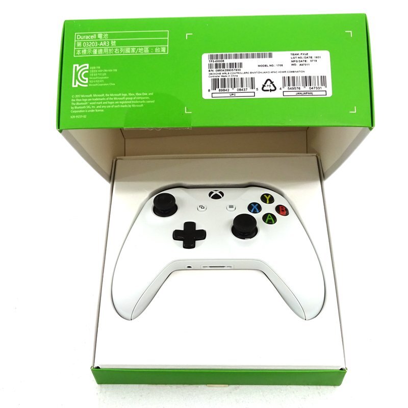 ★中古★Xbox One ワイヤレスコントローラー ホワイト ワイヤレスコントローラー★【GM641】_画像3