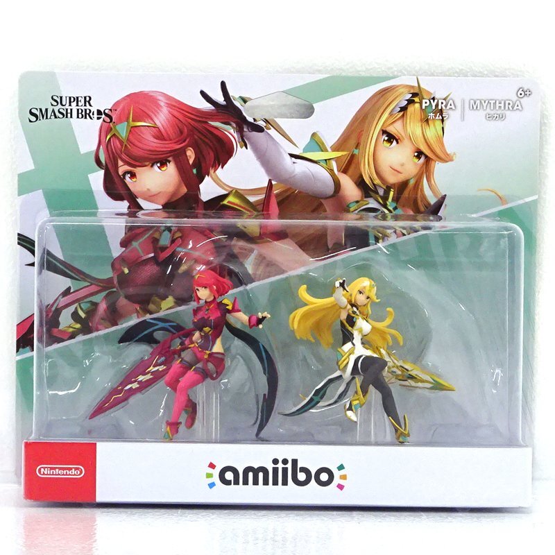 ★未開封★amiibo 大乱闘スマッシュブラザーズシリーズ ホムラ／ヒカリ ダブルセット (スマブラ/アミーボ/任天堂)★【GM643】_画像1