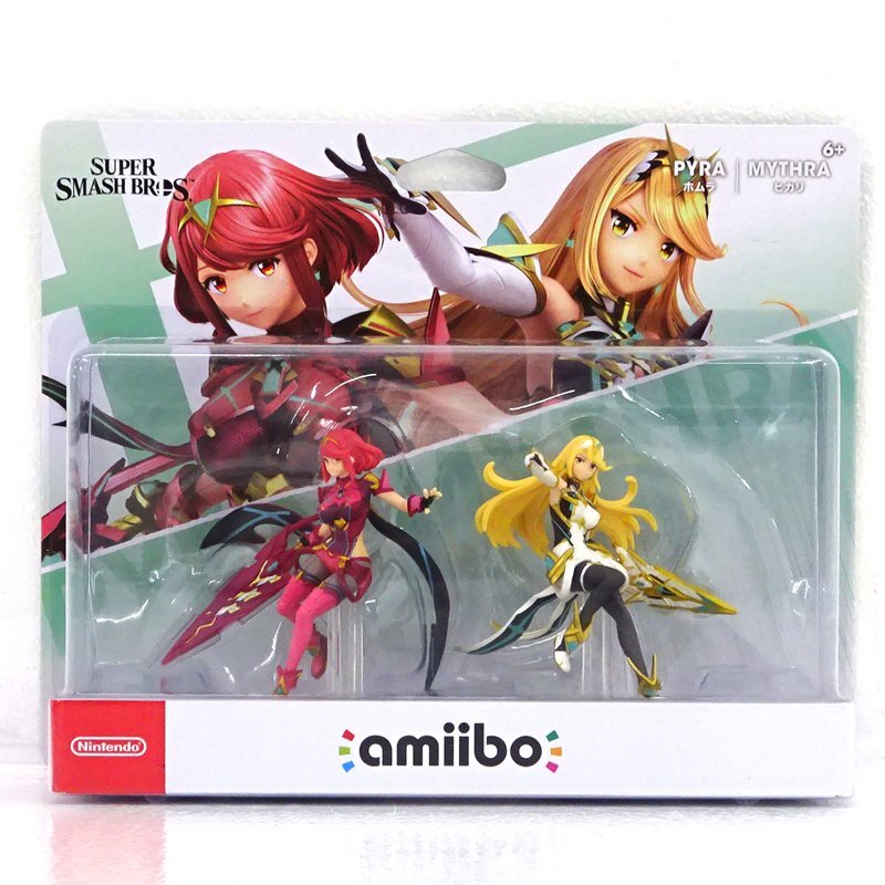 ★未開封★amiibo 大乱闘スマッシュブラザーズシリーズ ホムラ／ヒカリ ダブルセット (スマブラ/アミーボ/任天堂)★【GM643】_画像1