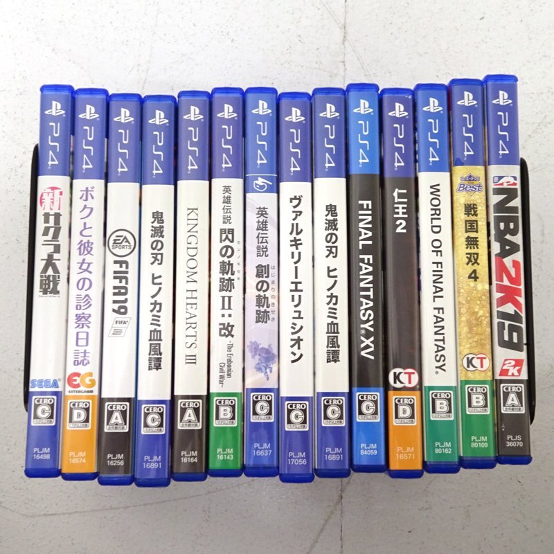 * Junk *PS4 soft ( overseas edition contains ) set sale total 100ps.@(.. crack . thing ./NBA/ Sakura war / Dragon Ball /.. other )*[GM617]
