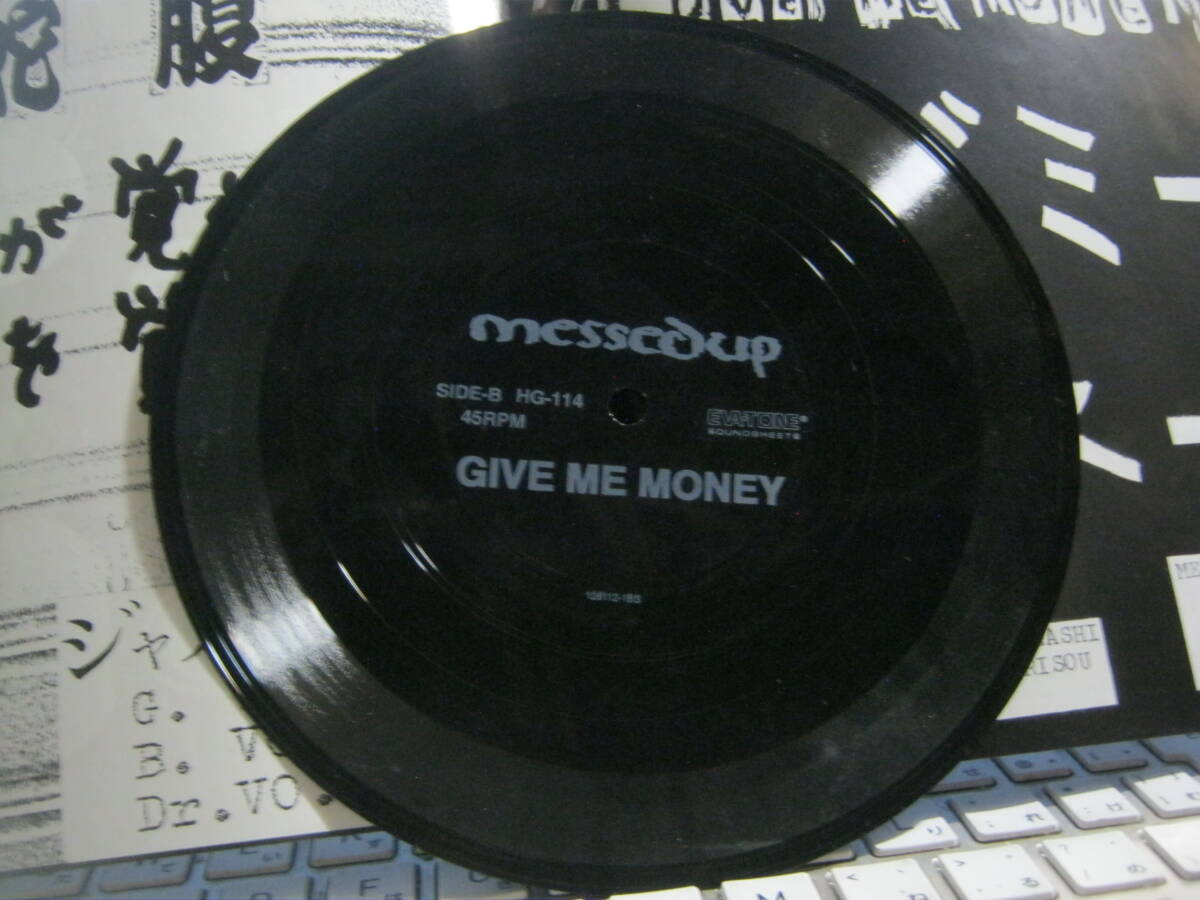 Jabara 蛇腹 / BEST OF ジャバラ: messed up メスドアップ / GIVE ME MONEY Splitソノシート Vivisick Slowmotions Fugu And Jam Crossface_画像4