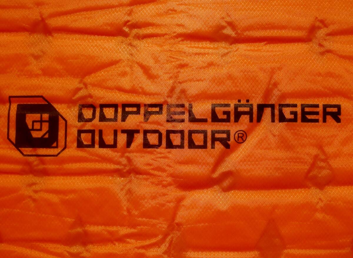 DOPPEL GANGER ドッペルギャンガー エアマット １７６×５０ｃｍ 収納袋付 オレンジ_画像2