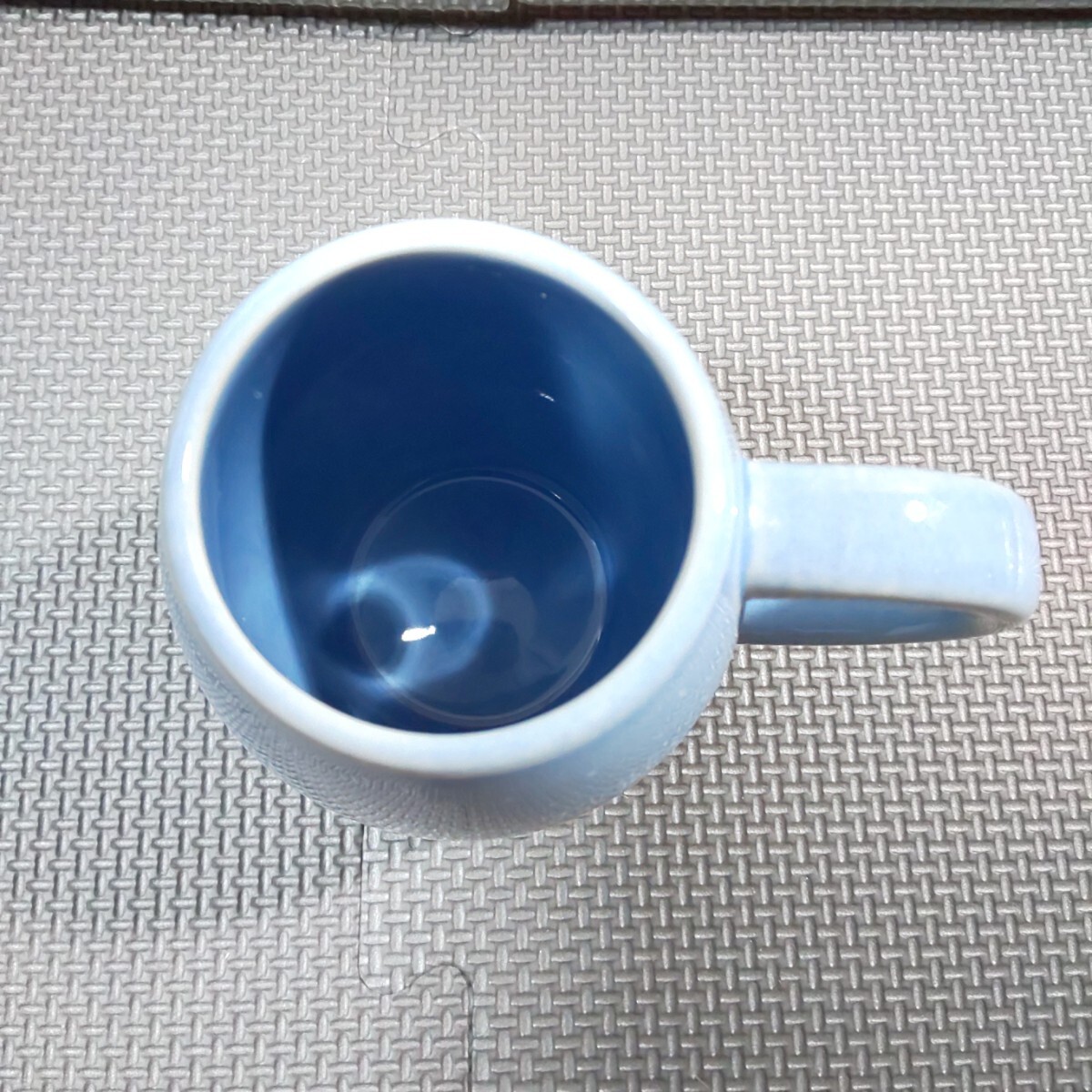 カルディ「ワインカップ 1個」陶器製 Kaldi 水色 カップ_画像7
