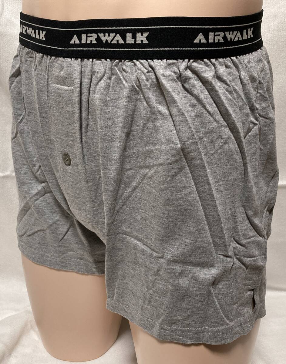  Ogura nAIRWALK front opening knitted trunks L size button attaching gray 