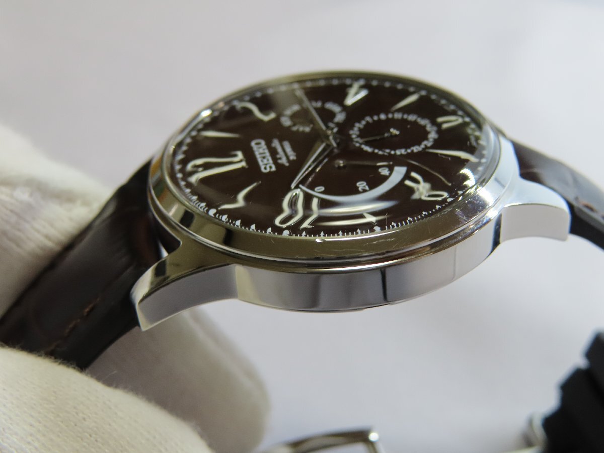 【美品】セイコー SEIKO SARC019/6R21-00D0 メカニカル 自動巻き メンズ腕時計_画像7