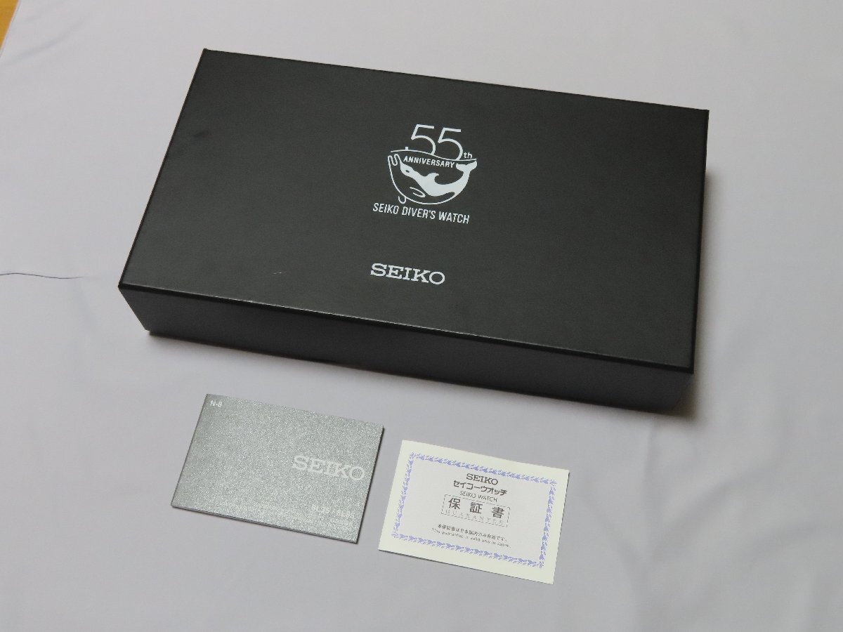 【美品】セイコー SEIKO SBDX035/8L35-01A0 プロスペックス ダイバーズ 55周年 限定モデル 自動巻き メンズ腕時計の画像7