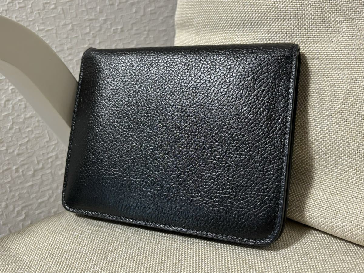 断捨離！最終価格！ 未使用【バレンシアガ】BALENCIAGA 二つ折財布 CASH MEDIUM WALLET 大容量/コンパクト/レザー/ブラック/の画像7