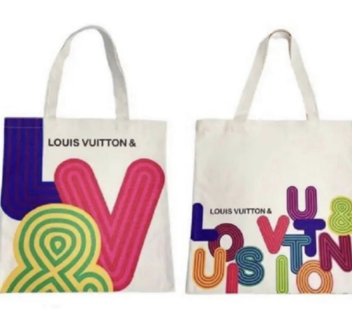 ☆★☆★新品　未使用　ルイヴィトン 深展覧会限定 ノベルティ　トートバック　LOUIS VITTON　非売品　エコバック☆★☆★