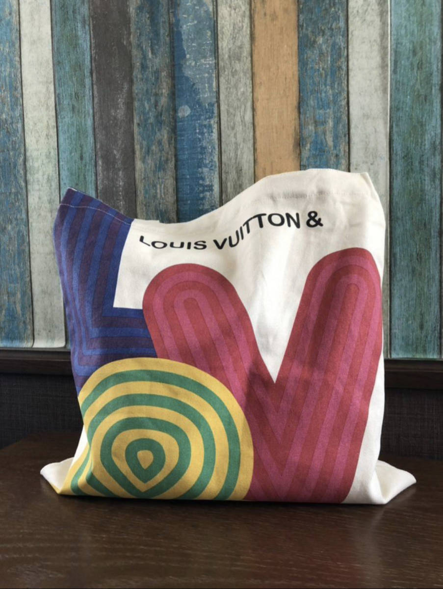 **** new goods unused Louis Vuitton deep exhibition viewing . limitation Novelty tote bag LOUIS VITTON not for sale eko back ****