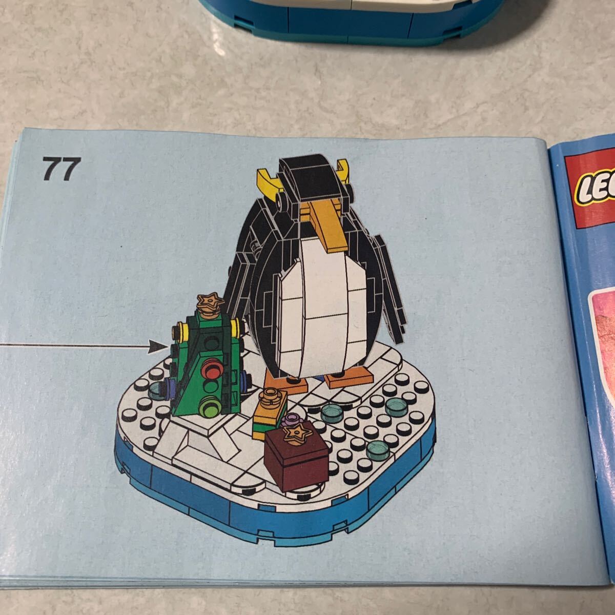 ★LEGO ★40498 Christmas penguin★設計図付き★used品_画像8