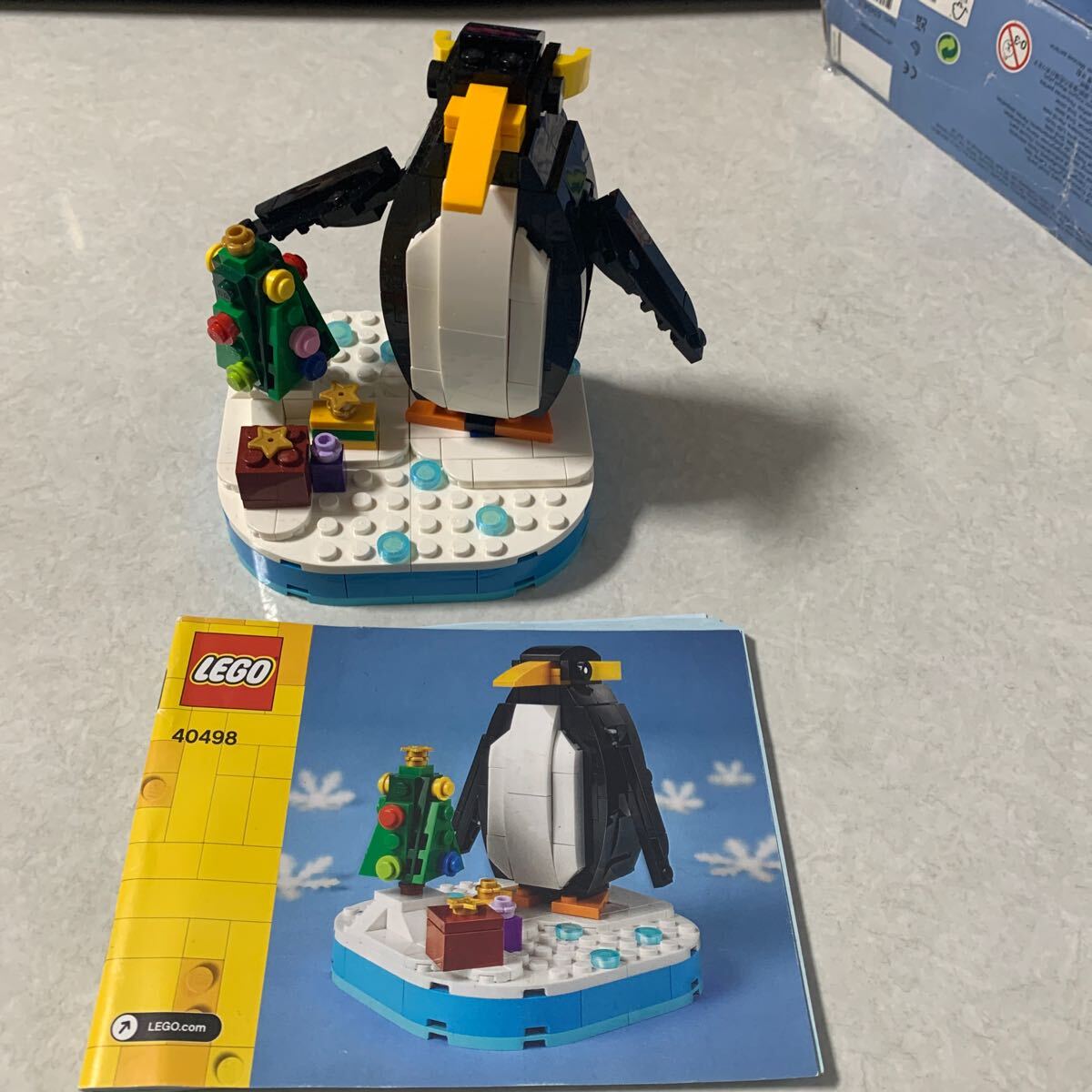 ★LEGO ★40498 Christmas penguin★設計図付き★used品_画像6