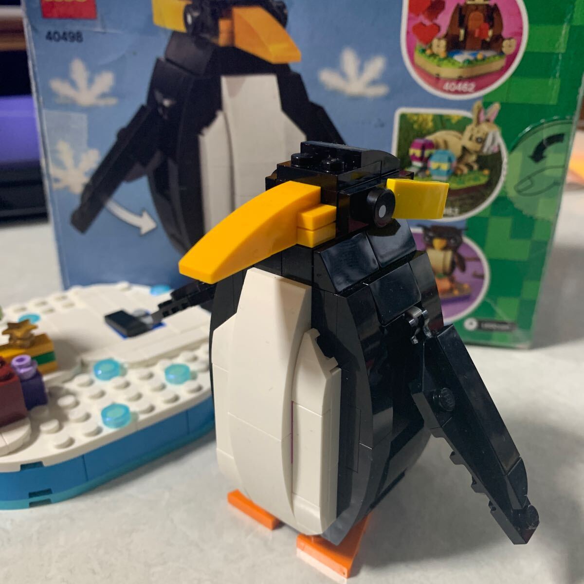 ★LEGO ★40498 Christmas penguin★設計図付き★used品_画像9