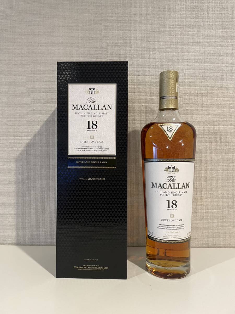  マッカラン18年 シェリーオークカスク 2023リリース MACALLAN HIGHLAND SINGLE MALT SCOTCH WHISKY SHERRY OAK CASK 2023_画像1