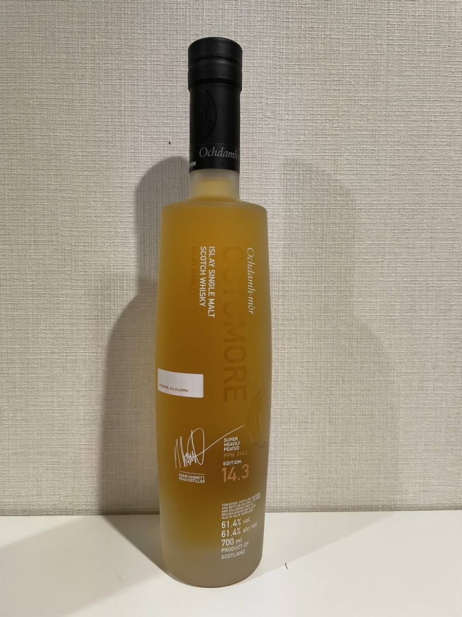 オクトモアOCTOMORE14.3正規品＜ブルックラディBRUICHLADDICH蒸留所アンバサダー ジャック・チェンバース JACK CHAMBERS サイン入り＞の画像5