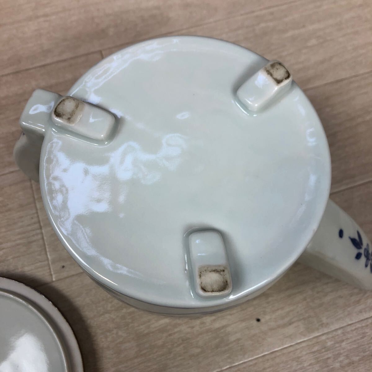 KT406】水次　静山造　水注 茶道具　茶器 片口水次 _画像8