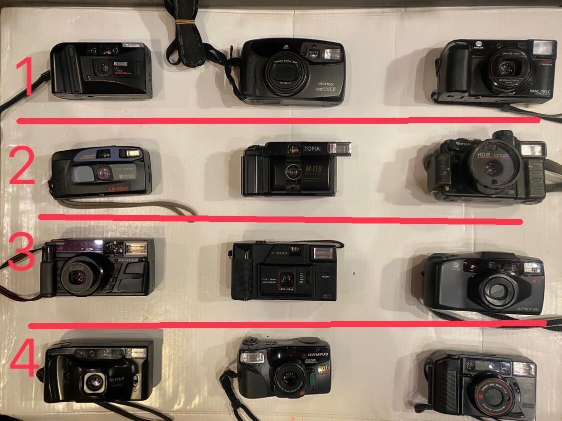 RICOH OLYMPUS PENTAX MINOLTA Canon FUJIFILM 高度経済成長 日本 カメラブーム 総集合 第二期カメラブーム フィルムカメラ お集まり_画像1