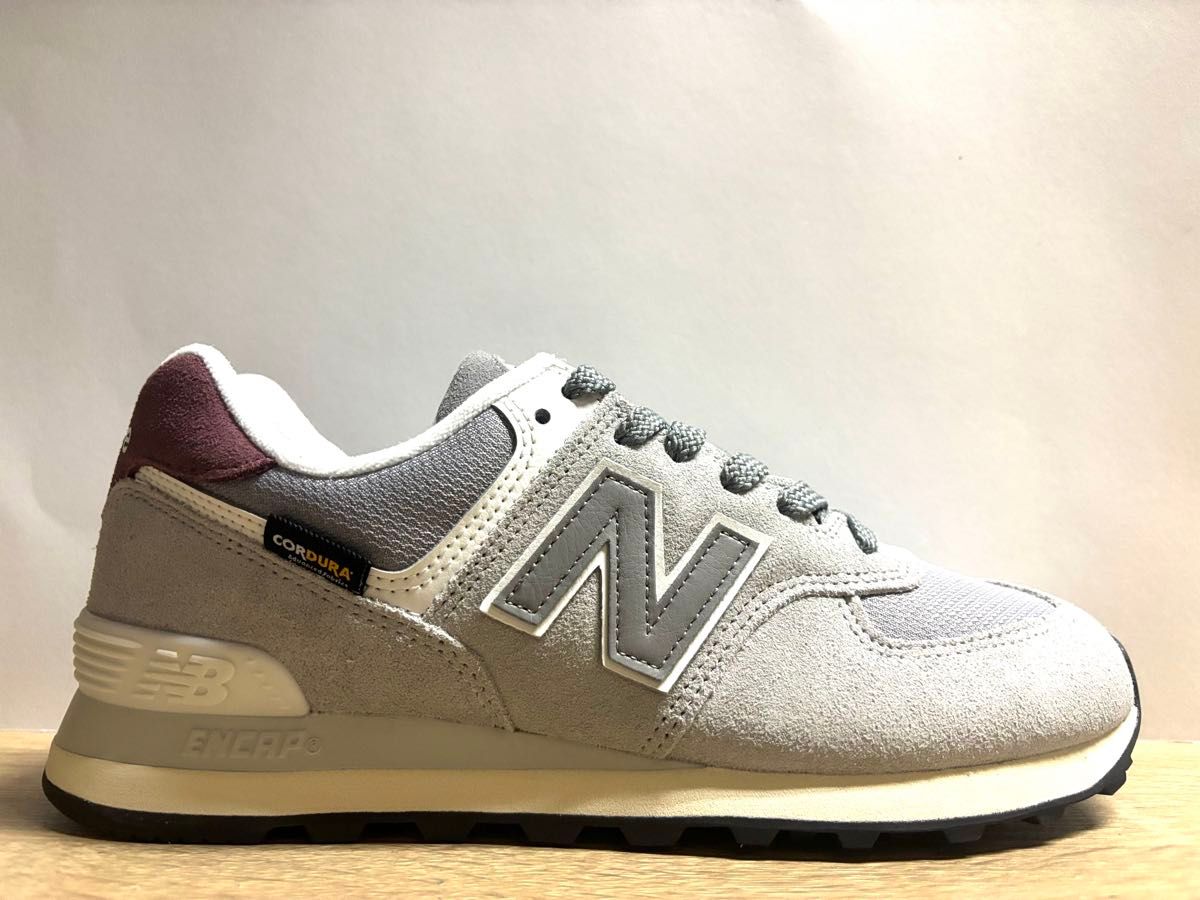 未使用 24.5cm D ニューバランス U574KBR グレー new balance