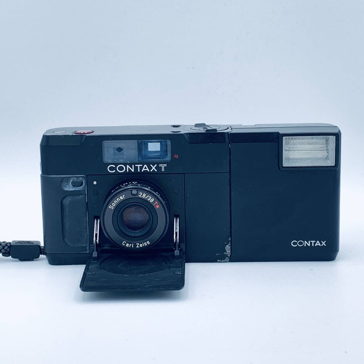 CONTAX T 初代 フィルムカメラ ブラック ジャンク_画像1
