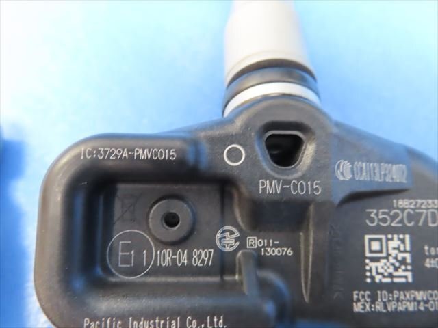 レクサス 純正 TPMS 空気圧センサー 4個 3729A-PMVC015 PMV-C015 (M093509)_画像2