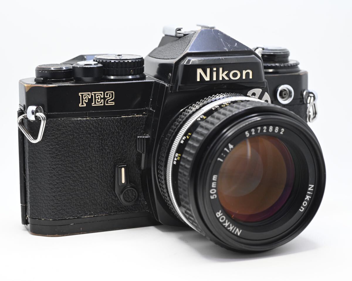 Nikon ニコン FE2 Ai-S NIKKOR 50mm F1.4 MD-12 モータードライブ フィルムカメラ 一眼レフ_画像2