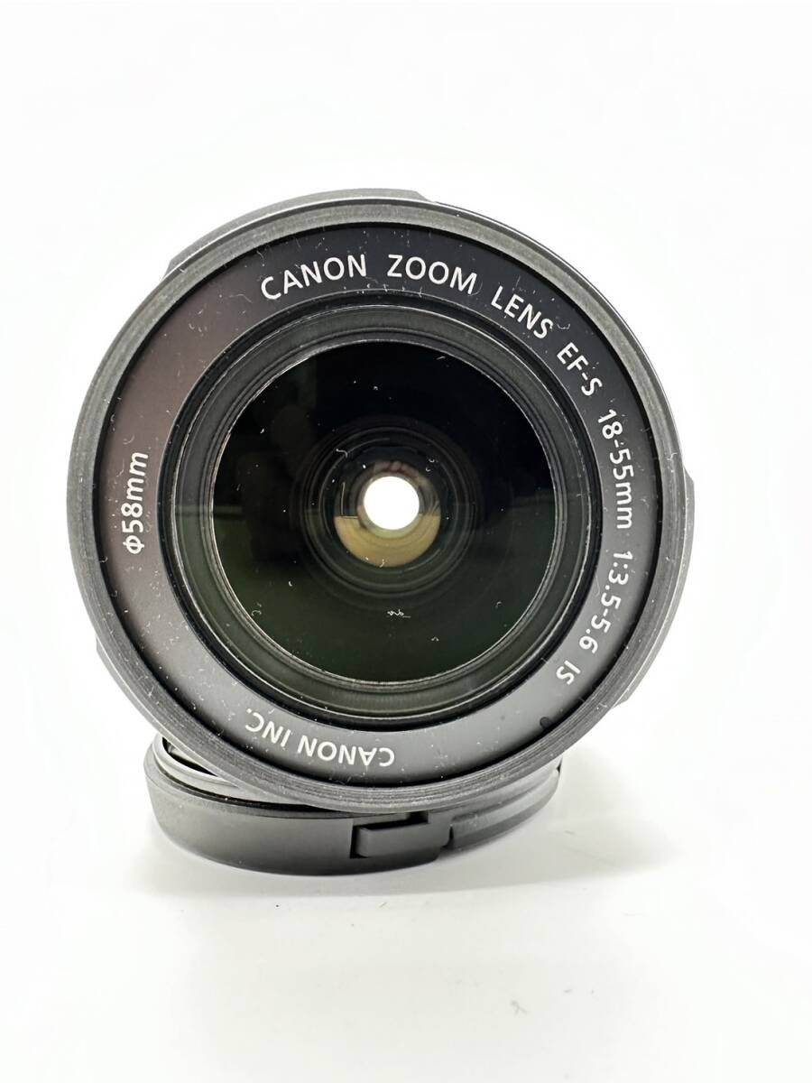 T3573　Canon キャノン EOS Kiss X3 LENS EF-S 18-55mm 1:3.5-5.6 IS / 10-22ｍｍ 1:3.5-4.5 通電のみ確認済み_画像4