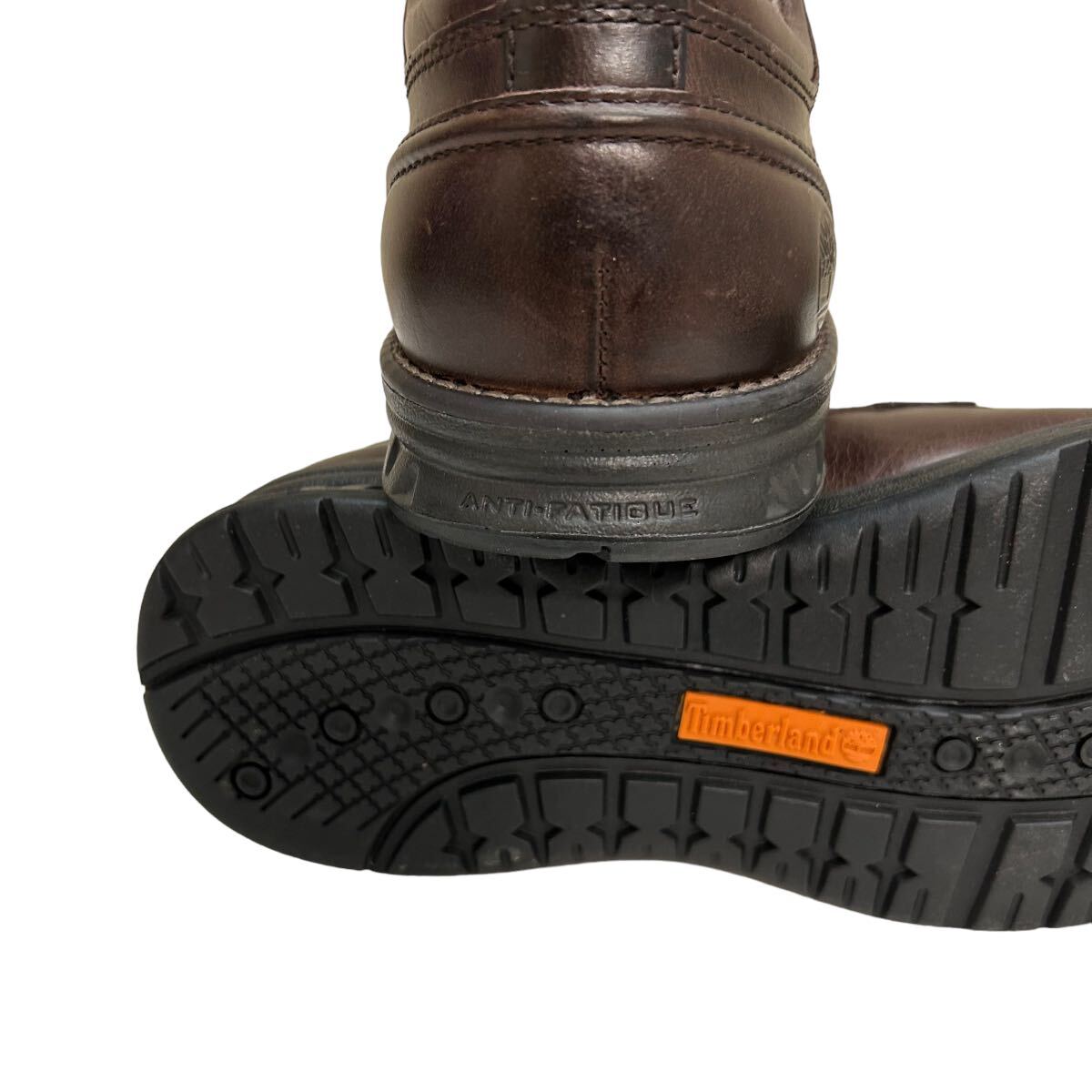 A072 Timberland Timberland мужской прогулочные туфли кожа обувь 7.5W примерно 25.5cm Brown натуральная кожа 
