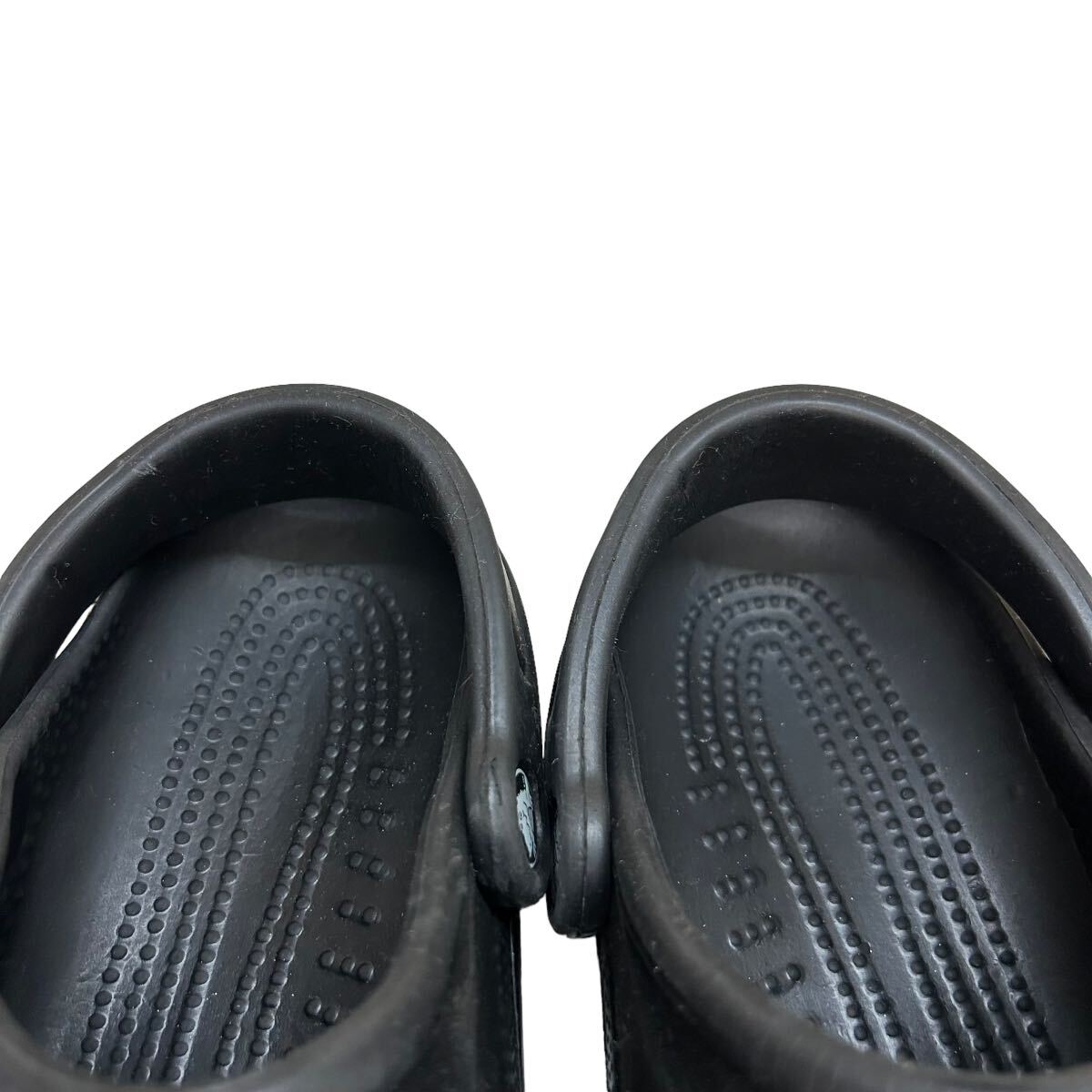 A163 crocs Crocs для мужчин и женщин сандалии M5 W7 примерно 23cm Black Raver 
