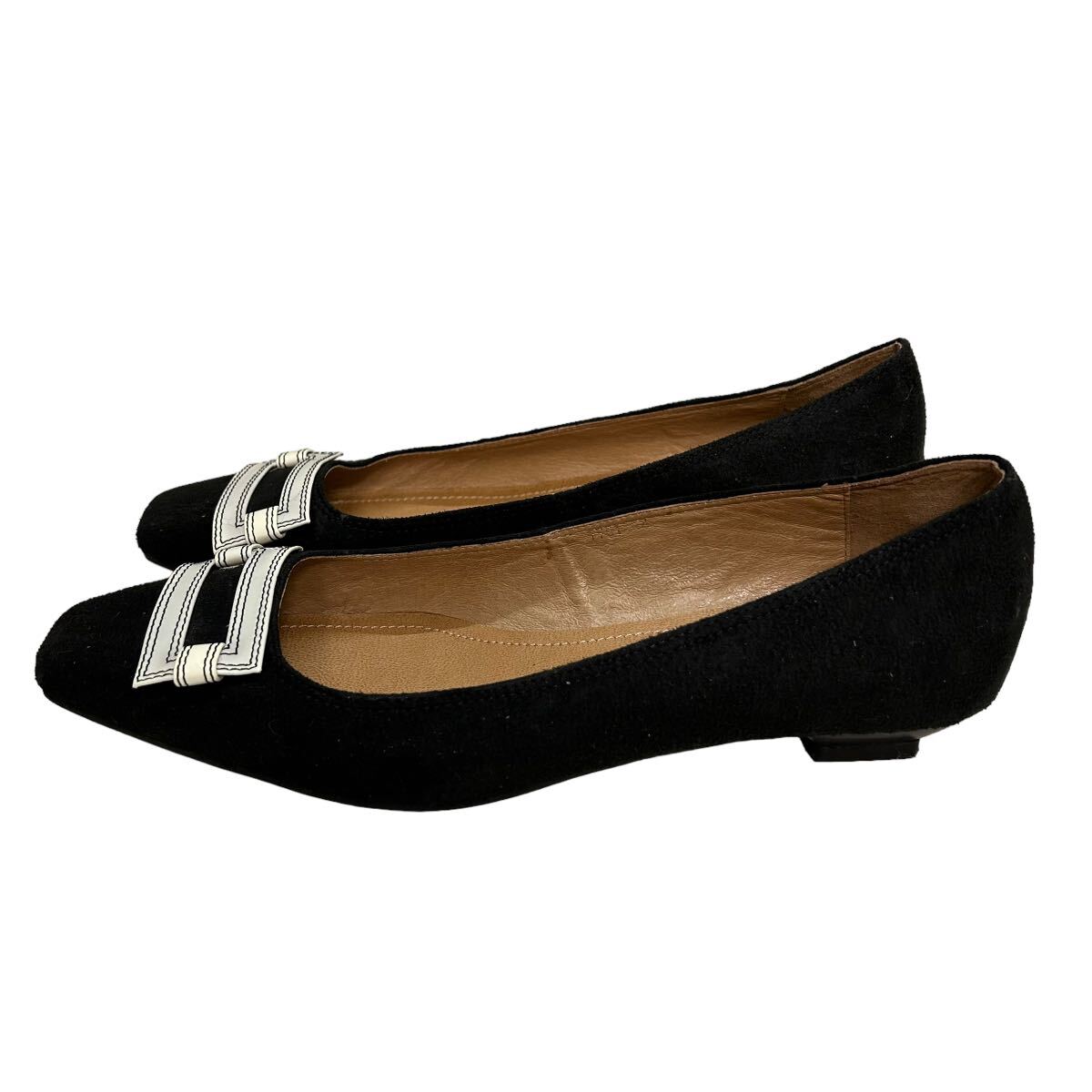 A369 ORiental TRafficolientaru traffic lady's pumps 42 approximately 26cm black suede style excellent 