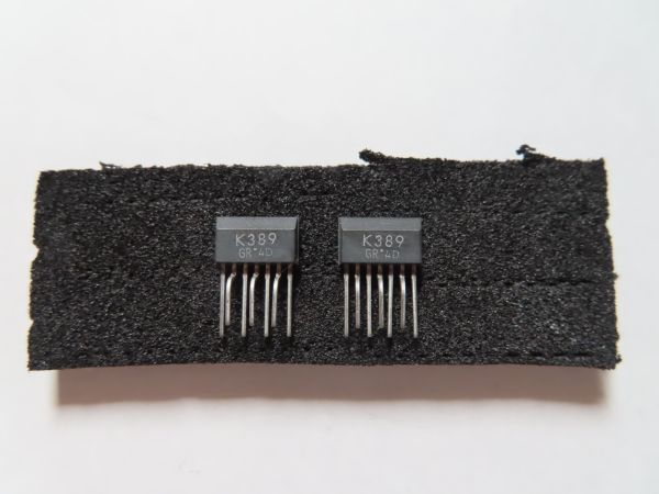 [ unused ]TOSHIBA dual J FET 2SK389-GR 2 piece together [ stock 3 set ]