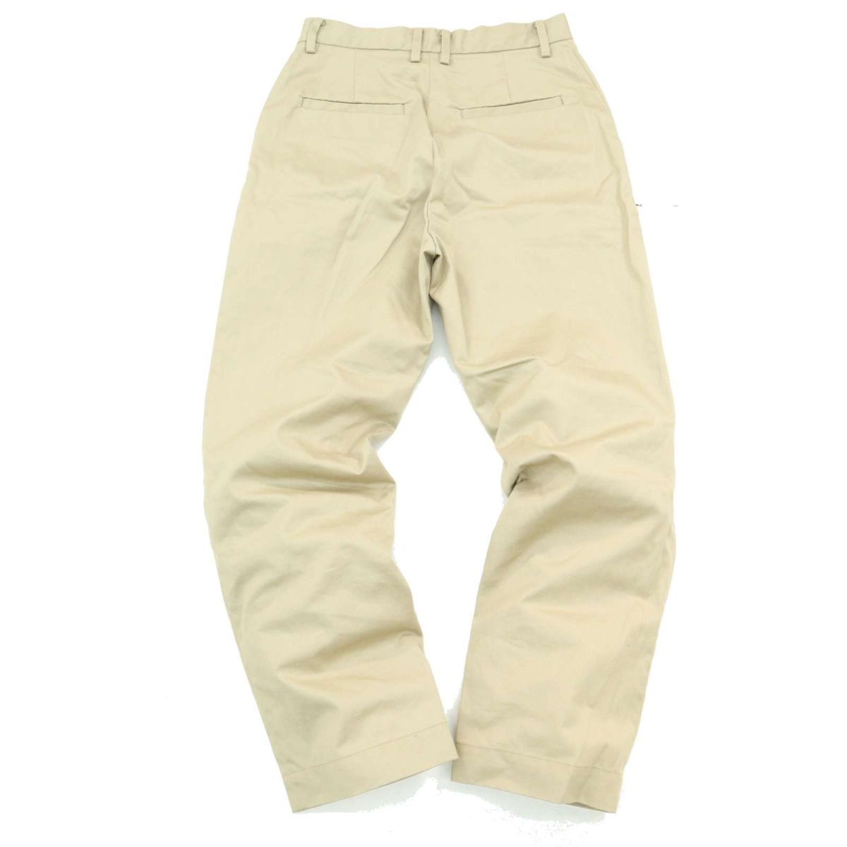 Steven Alan スティーブンアラン COTTON WEAPON STRAIGHT TROUSERS★ トラウザー パンツ Sz.M　レディース ベージュ 日本製 　A3B03721_8#R_画像5