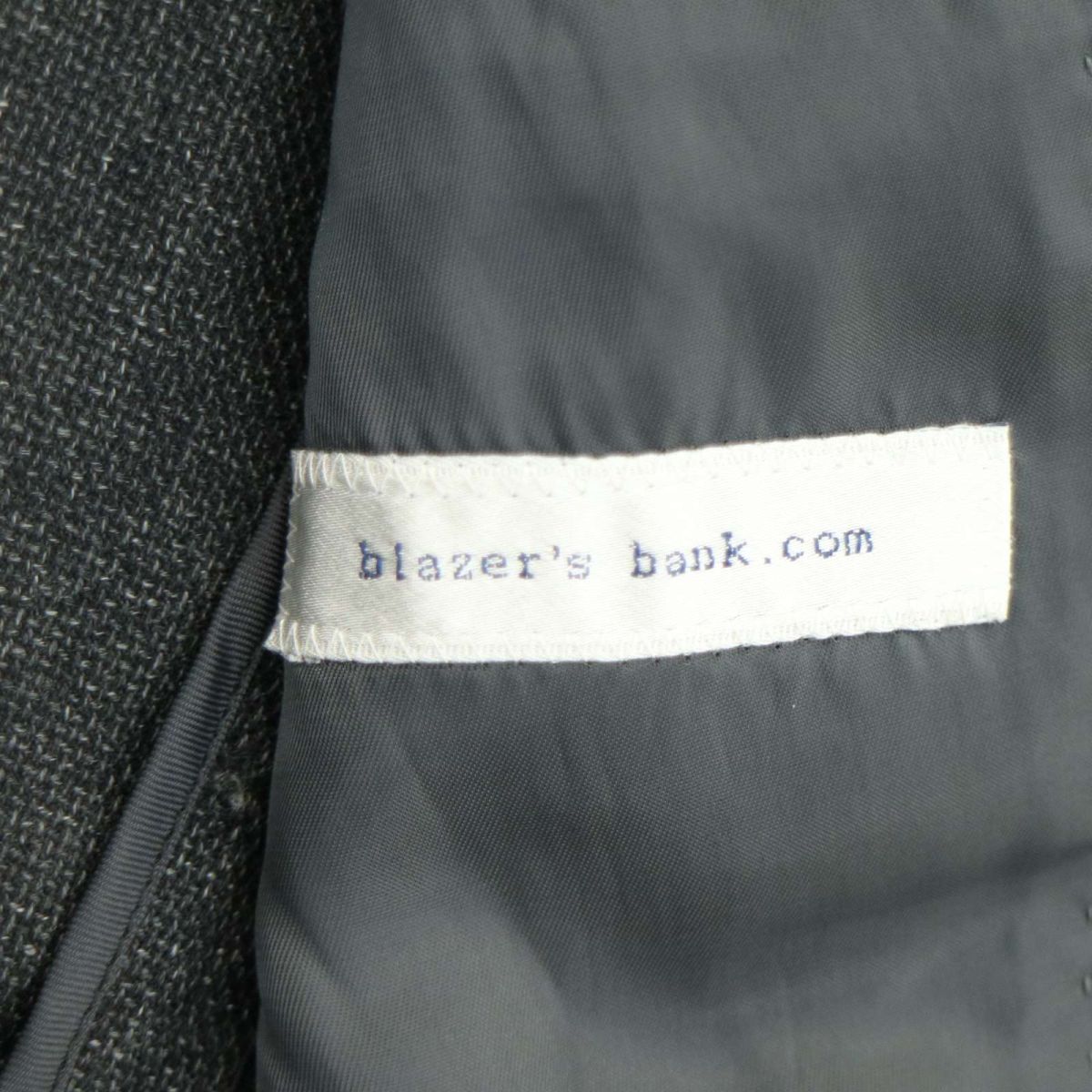 美品 blazer's bank.com スーツカンパニー 春夏 背抜き 伊製 REDA生地 SUPER110’S テーラード ジャケット Sz.165 メンズ 灰　A4T02870_3#M_画像7