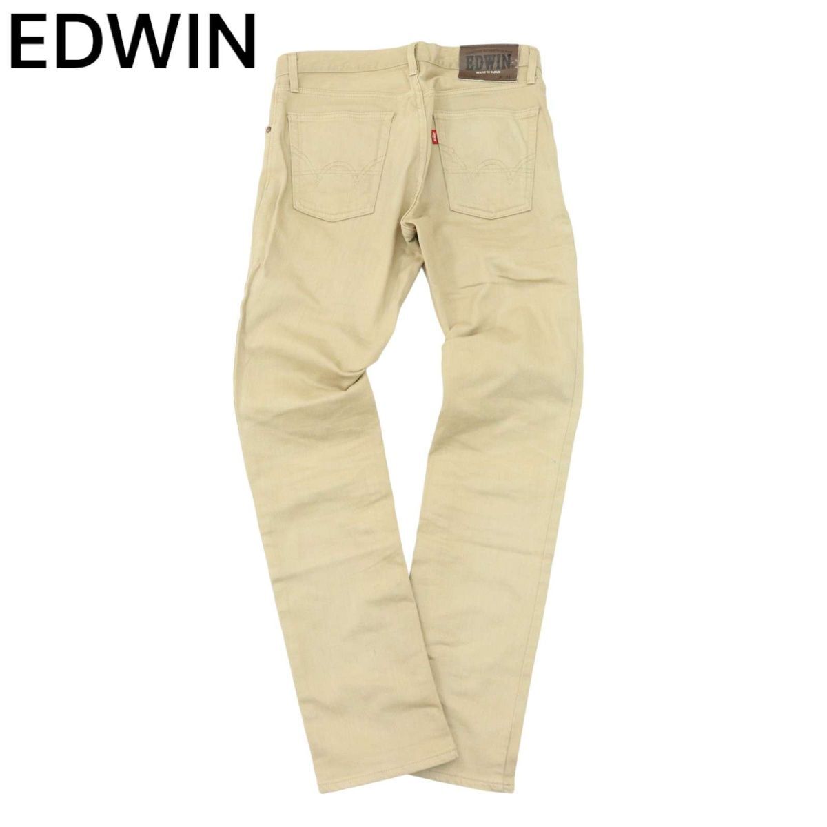 EDWIN エドウィン 5032 Regular NARROW★ 通年 ストレッチ ナロー デニム パンツ ジーンズ Sz.31　メンズ 日本製　A4B01532_3#R_画像5