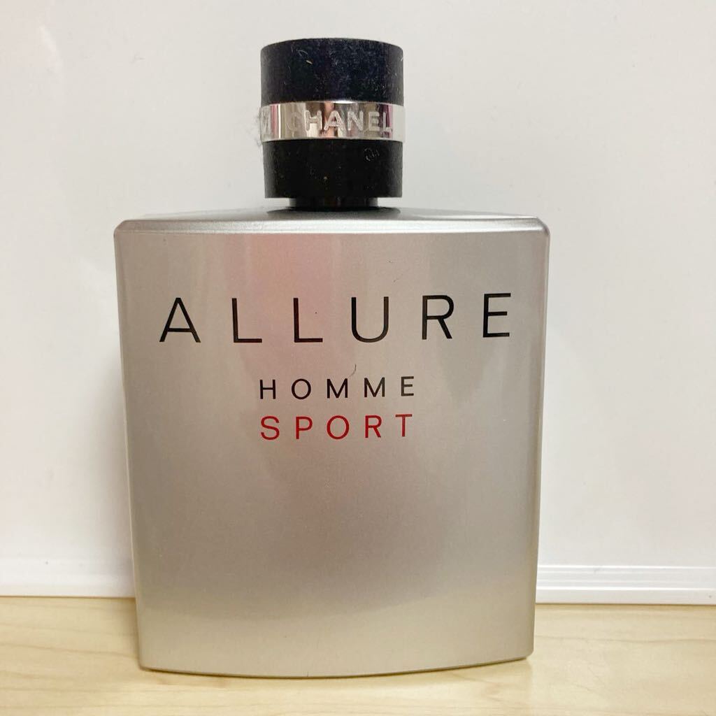 シャネル アリュール オム スポーツ 香水 150ml CHANEL HOMME ALLURE SPORT オードトワレ EDT フレグランス　大容量　残量多　パフューム_画像1