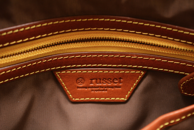 [ russet Russet ] leather black handbag 