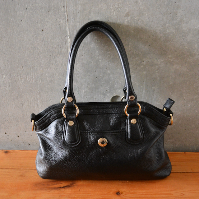 [ russet Russet ] leather black handbag 