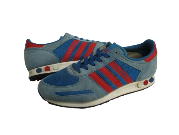 即決☆ adidas アディダス L.A TRAINER L.Aトレーナー Navy/Red SIZE:US10(28cm)の画像1