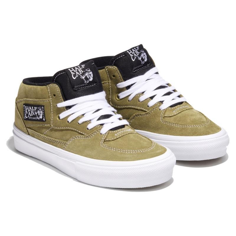 即決☆最安 VANS バンズ SKATE HALF CAB スケート ハーフキャブ GOTHIC OLIVE スエード SIZE:US9(27cm) half cab pro