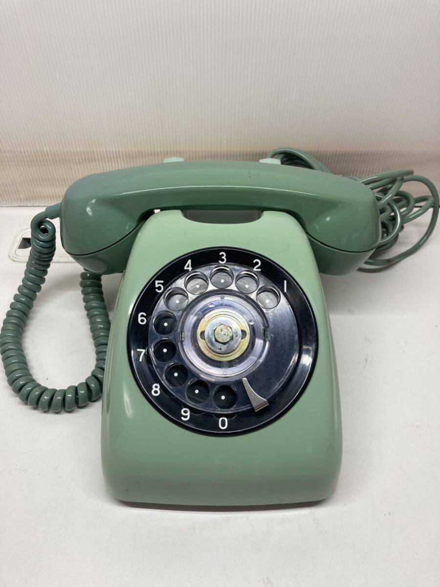  rare goods TOSHIBA made black telephone 650-A1 green 
