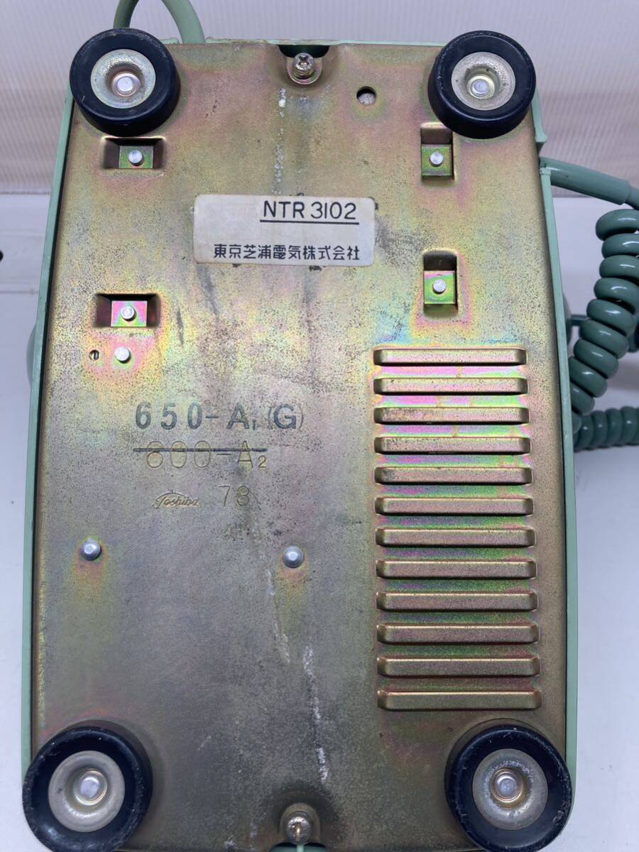  rare goods TOSHIBA made black telephone 650-A1 green 