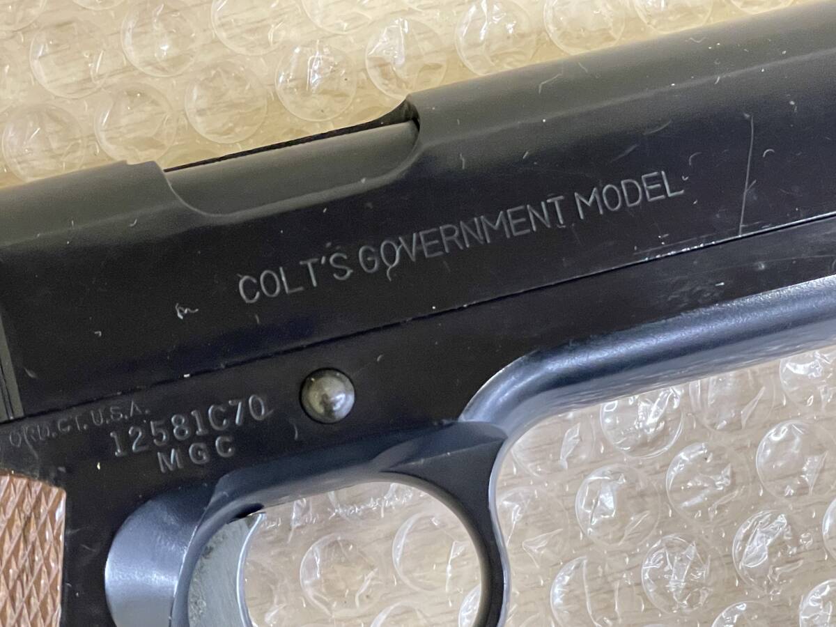 MGC/COLT'S GOVERNMENT MODEL/COLT'S MK.IV/SERIES'70/MODEL.45/コルト/モデルガン/ジャンク扱い/_画像9