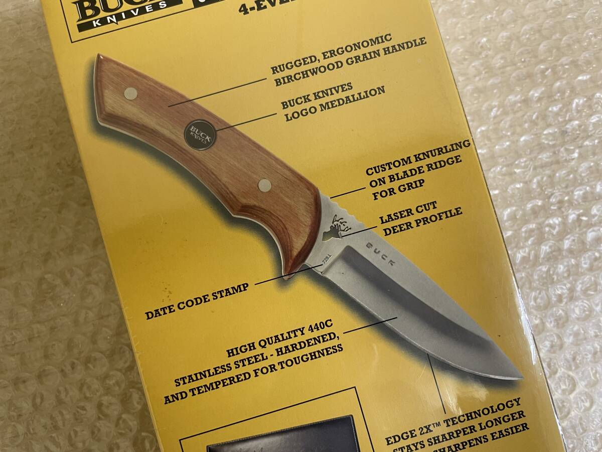 未開封/BUCK KNIVES/バック/728/COLLECTIBLE EDITION/WHITETAIL DEER COLLECTIBLE/WHITETAIL KNIFE,SHEATH&PRESENTATION BOX/ナイフ/_画像7