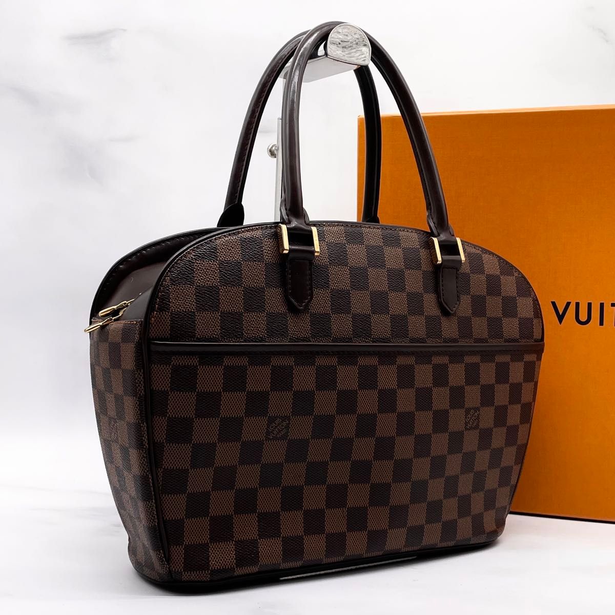 ルイヴィトン ダミエ サリア オリゾンタル ハンドバッグ LOUIS VUITTON