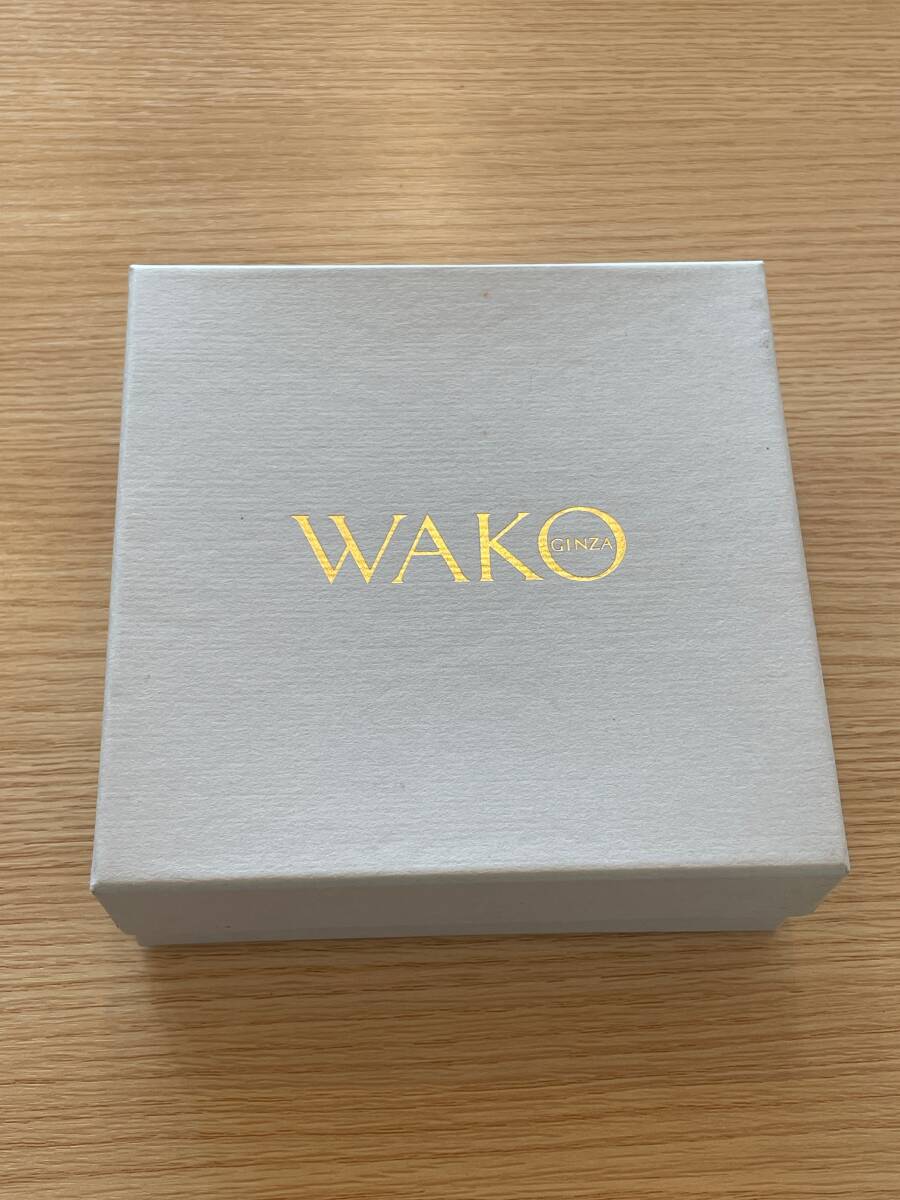 ＊2956 WAKO GINZA(和光銀座) レザーベルト 黒 BOX ソフトケース付 約110㎝ 長期保管品_画像9