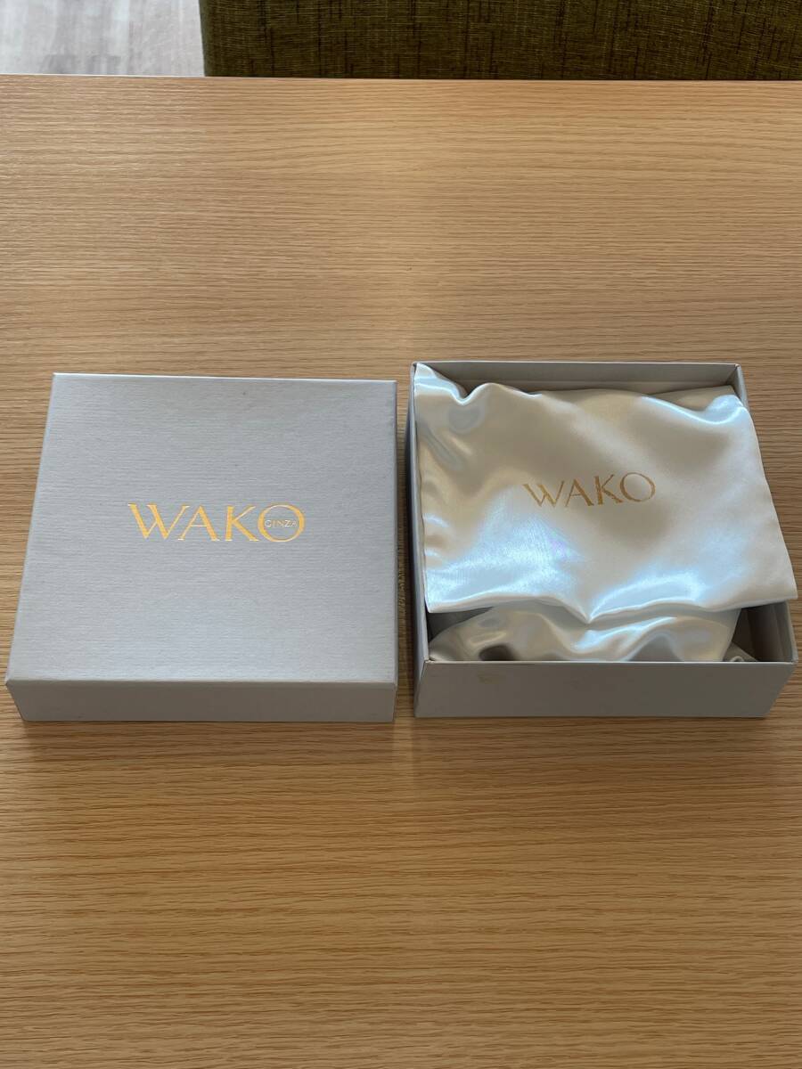 ＊2956 WAKO GINZA(和光銀座) レザーベルト 黒 BOX ソフトケース付 約110㎝ 長期保管品_画像8